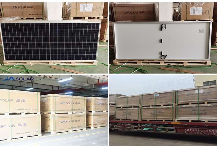 Tier1 JA/LONGi/Risen/Trina 410w solar photovoltaic panels 550 watts 500w 530w 540w 550w 600w half cut cell solar panel in stock