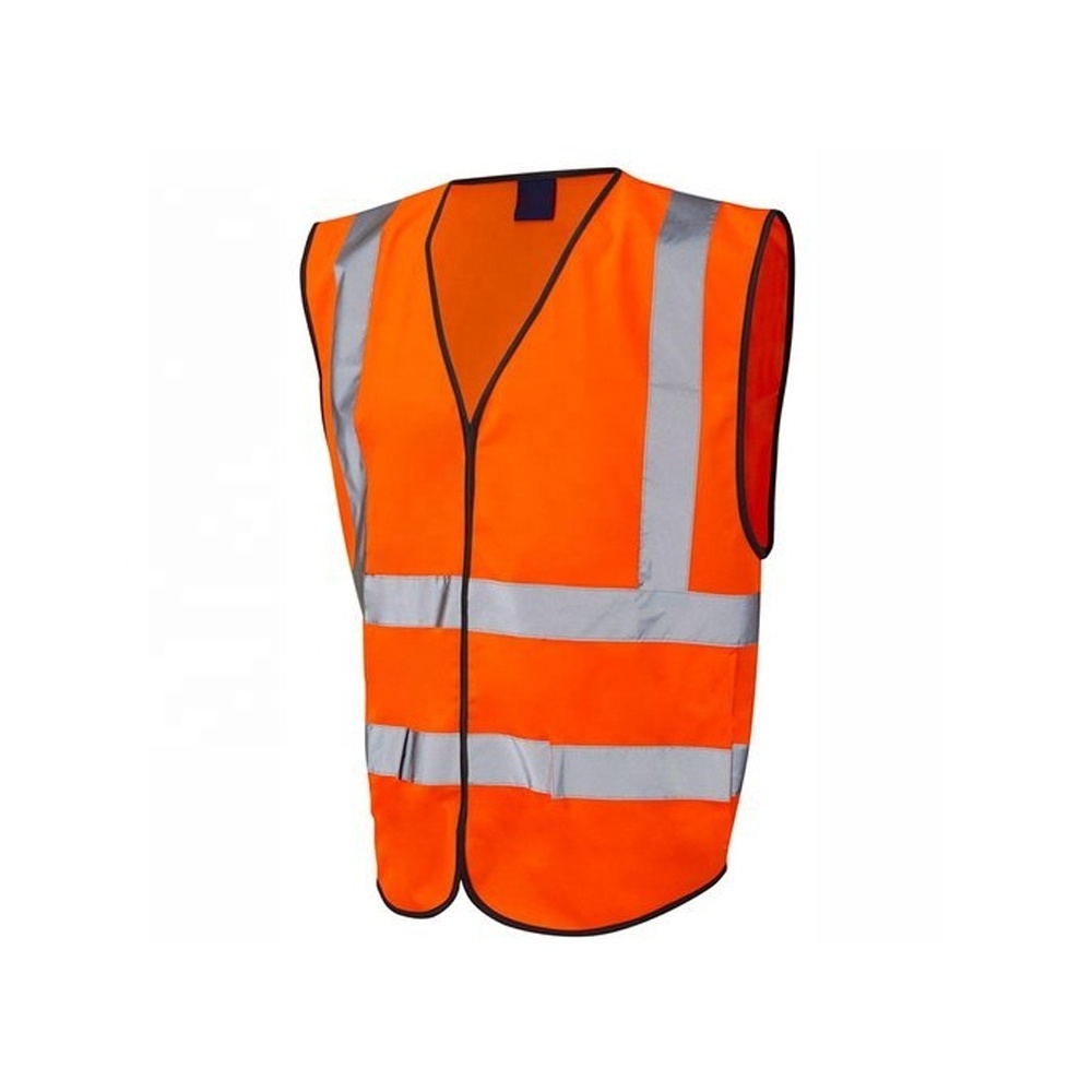 New Hi-Vis Safety Vest Reflective Driving Jacket Worker Night Security Waistcoat