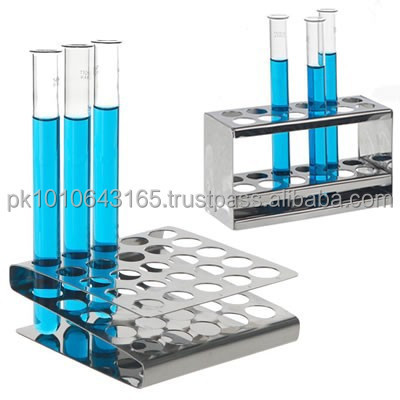 Stainless Steel Test Tube Rack 15ml Centrifuge Tube Holder 10ml Colorimetric Tube Holder 12 Holes Aperture 17mm Suitable for Hom