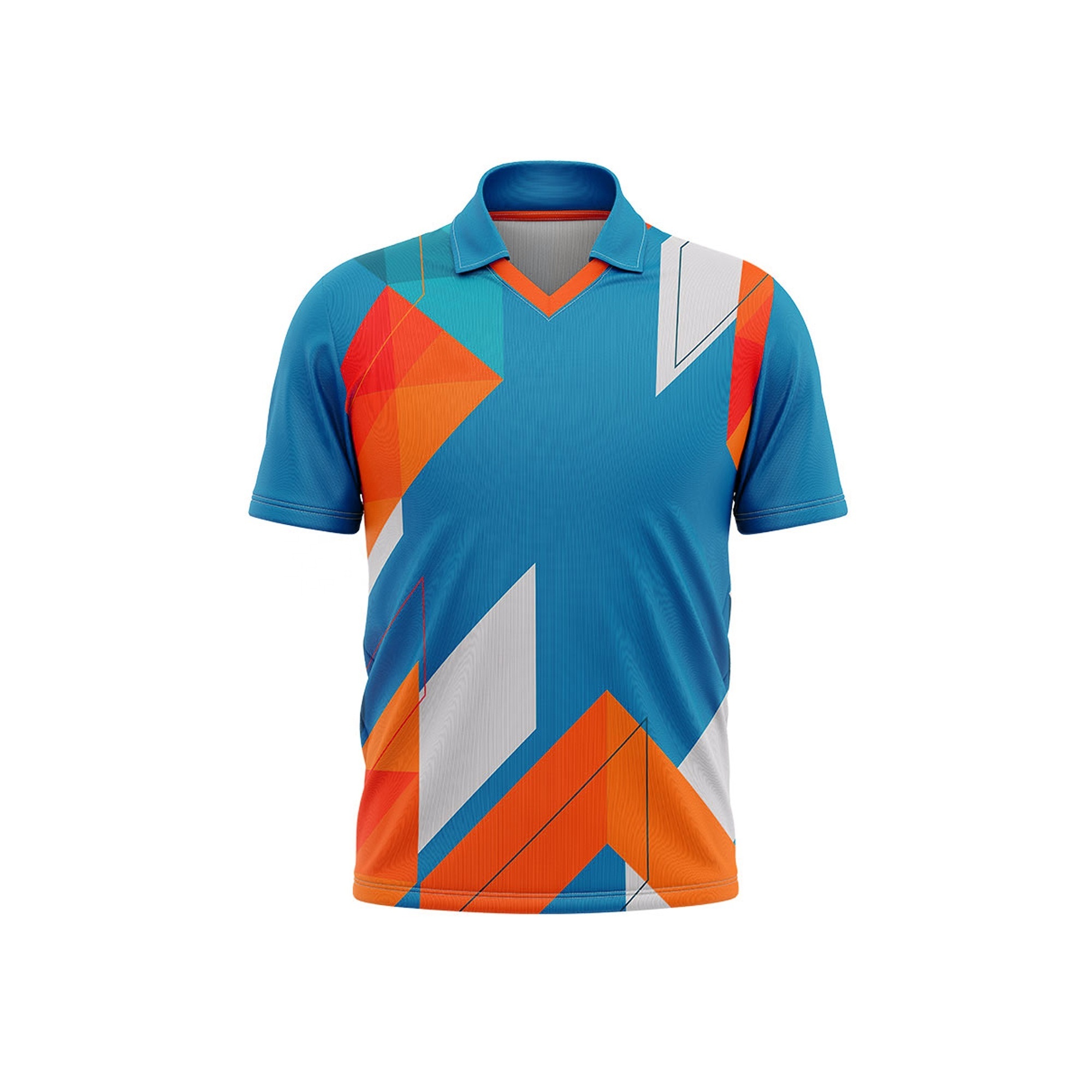 Customized sublimation team sports t shirt designs cricket jersey with logo and numbers free logo