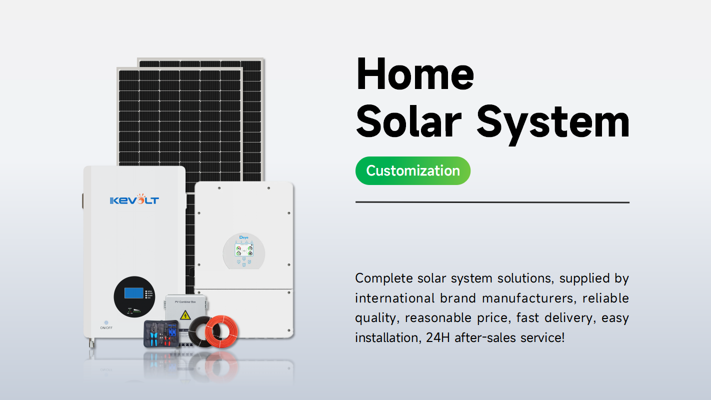 5kW 6kW 8kW 10kW 20kW Solar Power System With Lithium Battery Hybrid Solar Energy Systems Kit Complete