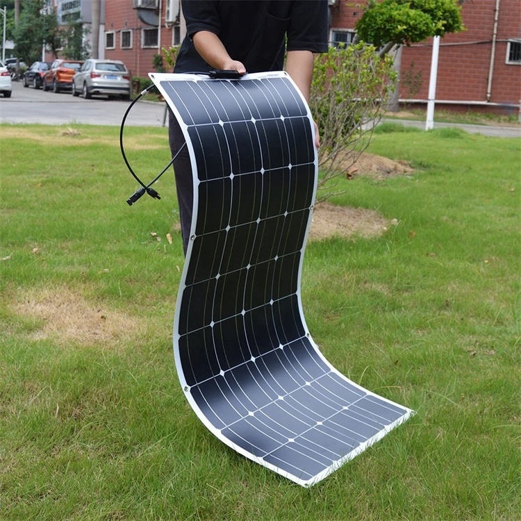 Customization Portable Flex Solar Film PV Panel 100W To 520W Photovoltaic Module Adhesive Flexible Solar Panels