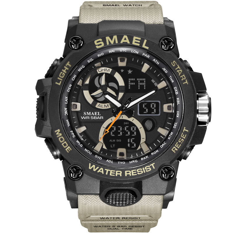 Sport Watch Men SMAEL Brand Toy Mens Watches 50m Waterproof Wristwatches 8011 Fashion Men Watches Sport