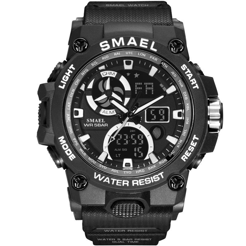 Sport Watch Men SMAEL Brand Toy Mens Watches 50m Waterproof Wristwatches 8011 Fashion Men Watches Sport