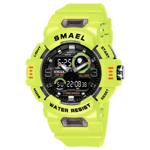 SMAEL 8063 Sport Watch Men 5ATM Waterproof Alarm Chronograph Stopwatch Quartz  Man Watch Relogio Masculino