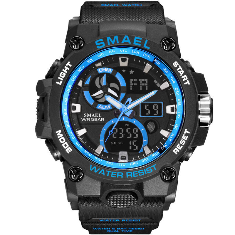 Sport Watch Men SMAEL Brand Toy Mens Watches 50m Waterproof Wristwatches 8011 Fashion Men Watches Sport