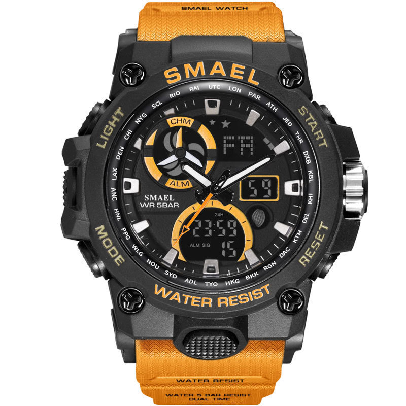 Sport Watch Men SMAEL Brand Toy Mens Watches 50m Waterproof Wristwatches 8011 Fashion Men Watches Sport