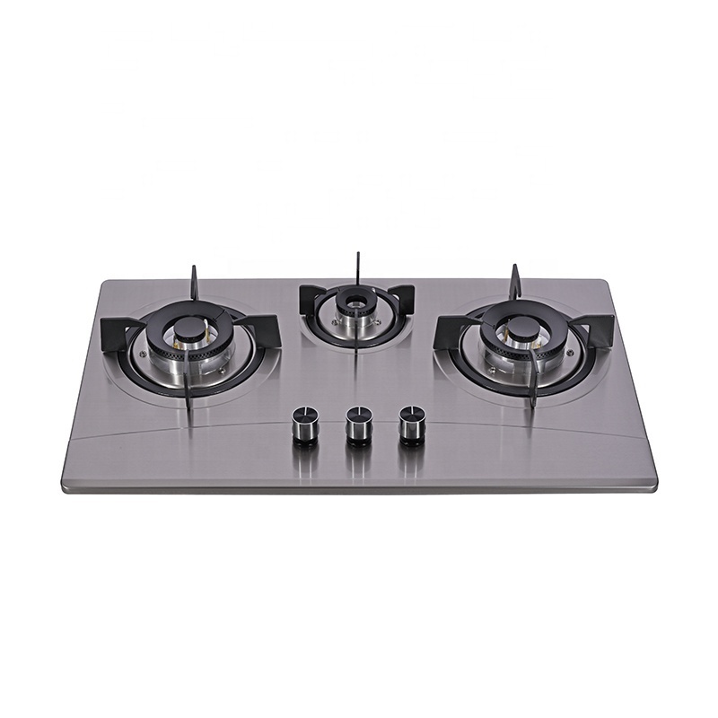 Fashion Attractive Design Table Gas Stove Stand Major Kitchen Appliances Built-In 3 Burner Gas Stove Top Kitchen Hob