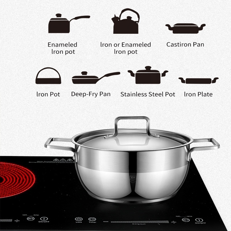 6500w Electric Stove Induction Cooker 4 Burner Plates Gas Stove And Electric Infrared Cooktop