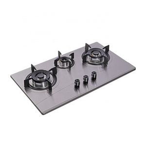 Fashion Attractive Design Table Gas Stove Stand Major Kitchen Appliances Built-In 3 Burner Gas Stove Top Kitchen Hob