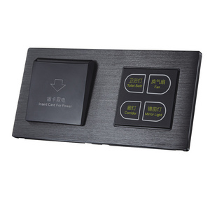 Greentech black color electric wall switch sockets and switches