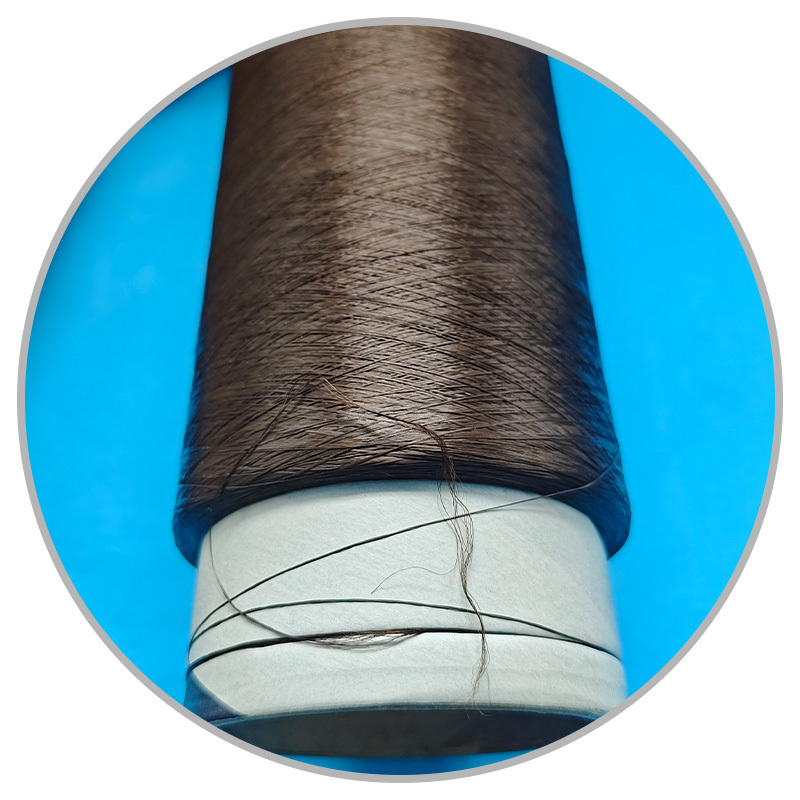 China brown ptfe yarn multifilament 400D for woven fabric