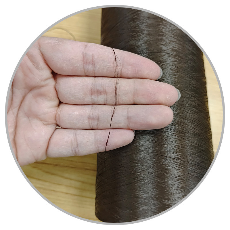 China brown ptfe yarn multifilament 400D for woven fabric