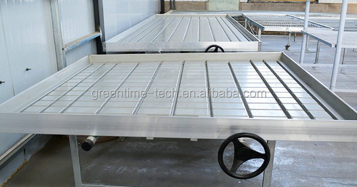 hot sale 4x8 feet rolling bench grow tables abs tray made in China