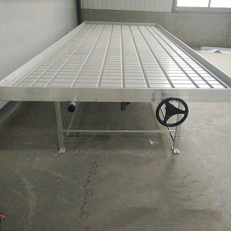 hot sale 4x8 feet rolling bench grow tables abs tray made in China