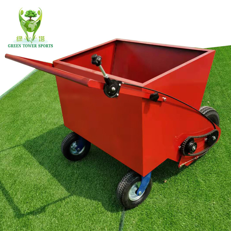 Installation Tools Black Rubber Granules Synthetic Infilling machine Artificial Grass For Football Court Green Red