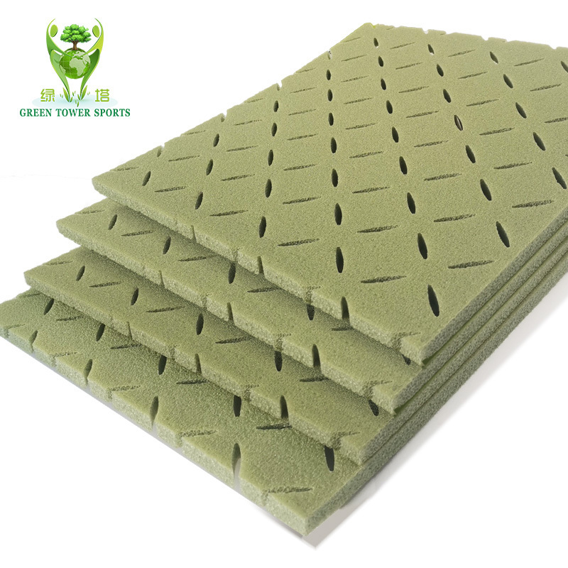 10mm-22mm XPE Shock Pad for Under Artificial Grass Soccer Synthetic Turf sport field Shock Absorber Pad