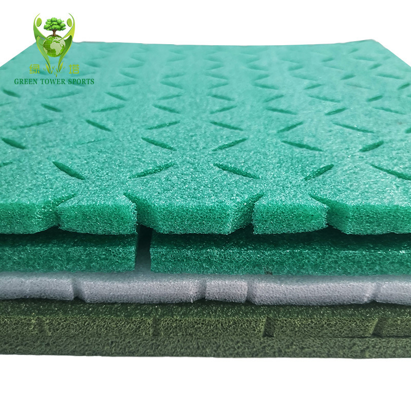 10mm-22mm XPE Shock Pad for Under Artificial Grass Soccer Synthetic Turf sport field Shock Absorber Pad