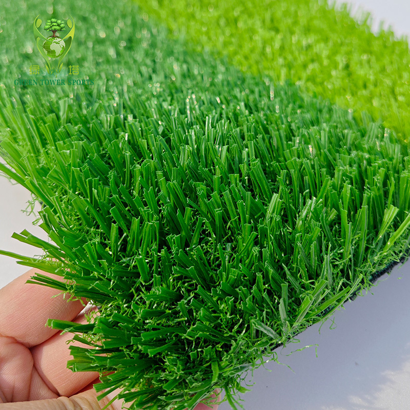 Noninfilled football grass for football soccer field 25mm 30mm High density Durable sand free artificial grass