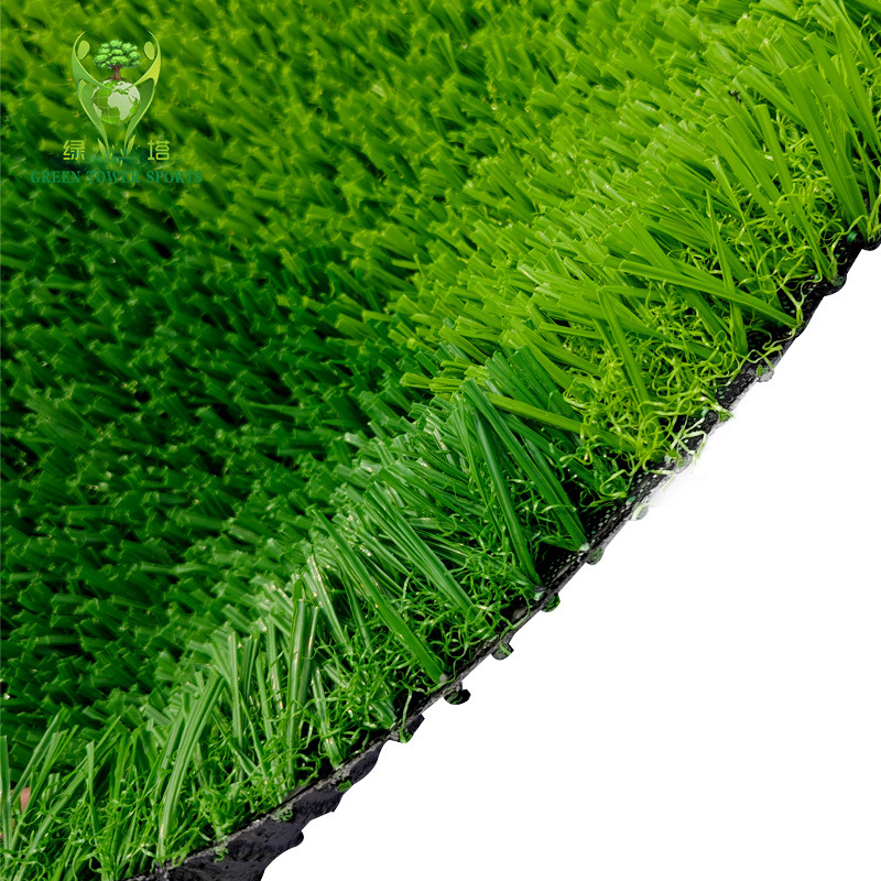 Noninfilled football grass for football soccer field 25mm 30mm High density Durable sand free artificial grass