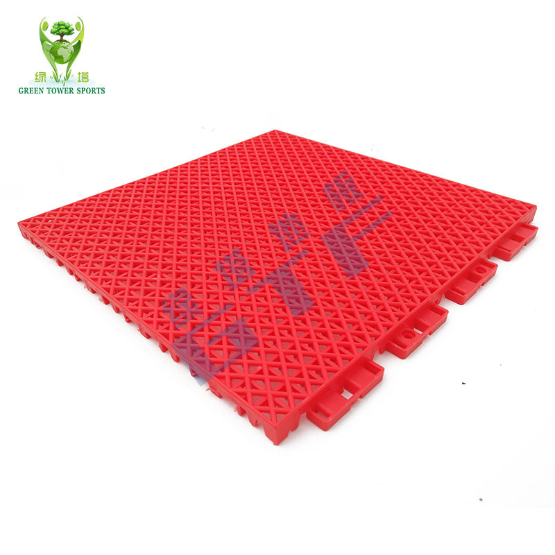 China Top Selling High Quality Anti-slip Interlocking PP Flooring Tiles Using for Volleyball Court Ground Covering in Low Cost