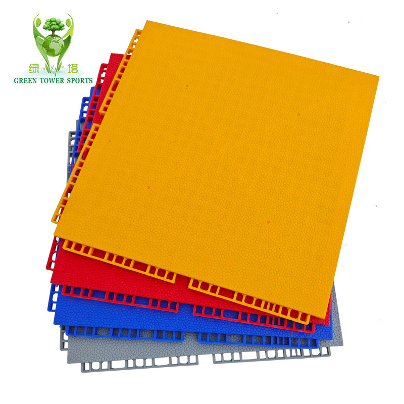 Movable Multi-purpose Sports Suspended Basketball Outdoor Court Flooring Tiles