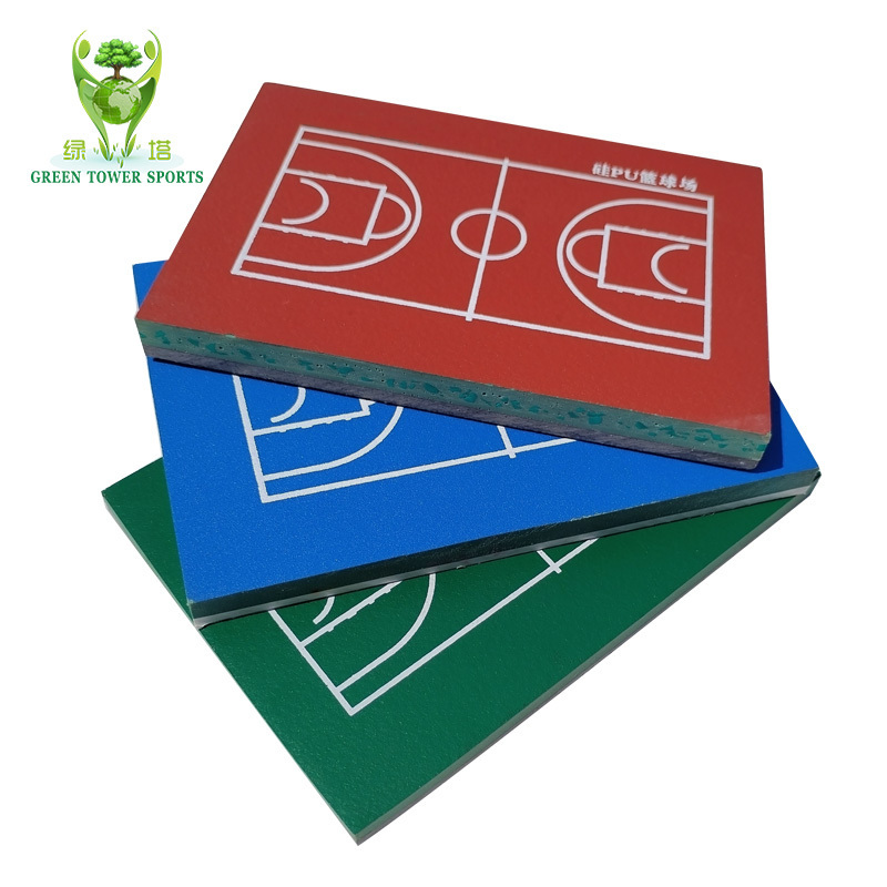 SPU tennis court flooring material sport covering for tennis basketball volleyball surface