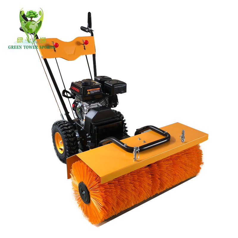 Small portable brush machine for installation and maintenance of artificial grass (installation and daily