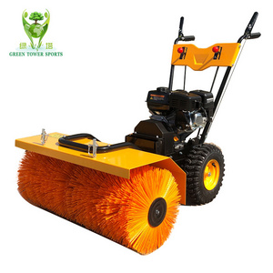 Small portable brush machine for installation and maintenance of artificial grass (installation and daily