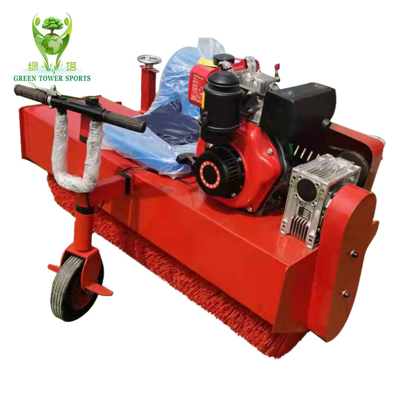 Artificial grass brushing machine for football field brush tools power brush