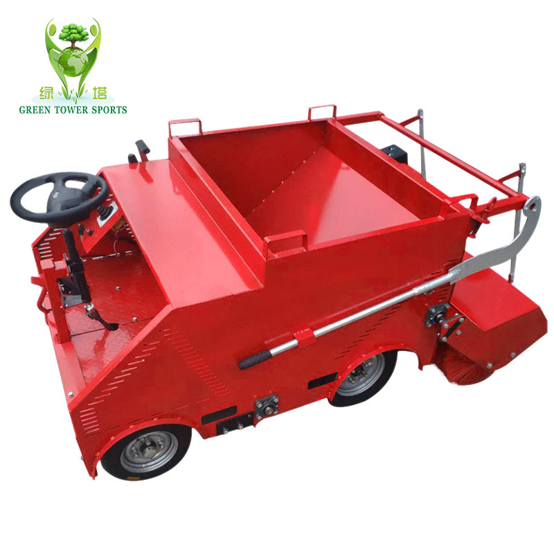 Professional Artificial Grass Turf Sand Infill Brush Machine For Big Football Filed