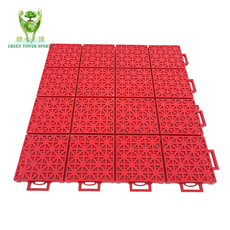 Flexible price pp interlocking plastic tennis court surface/durable tennis court floor/tennis court flooring material surface