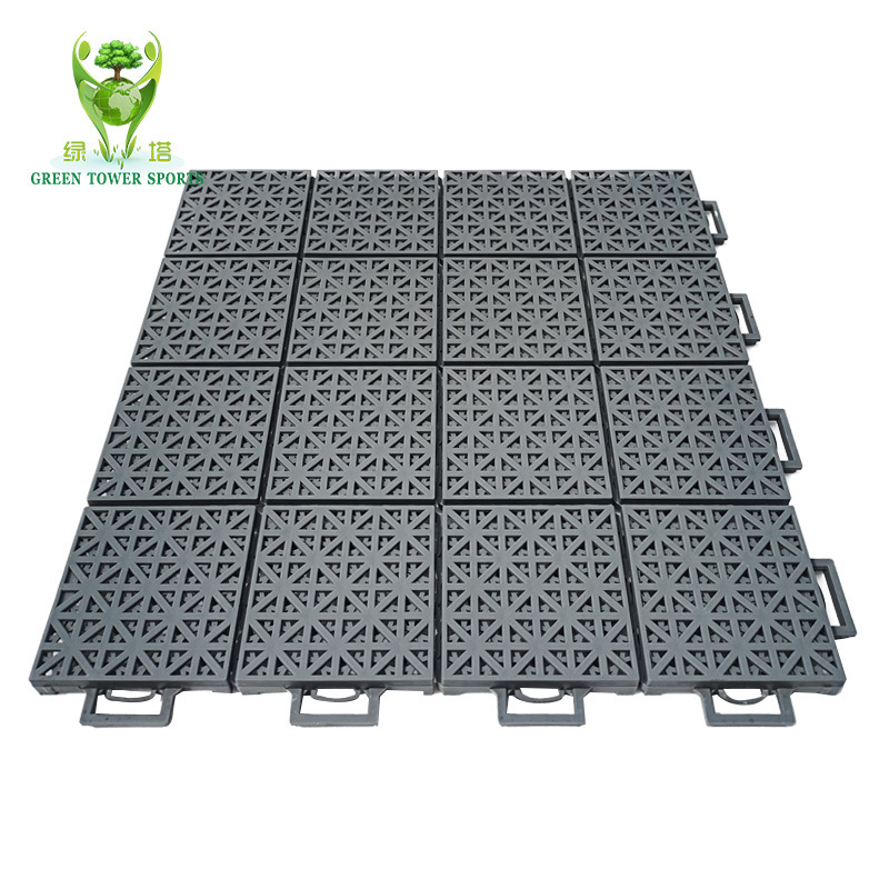 Flexible price pp interlocking plastic tennis court surface/durable tennis court floor/tennis court flooring material surface