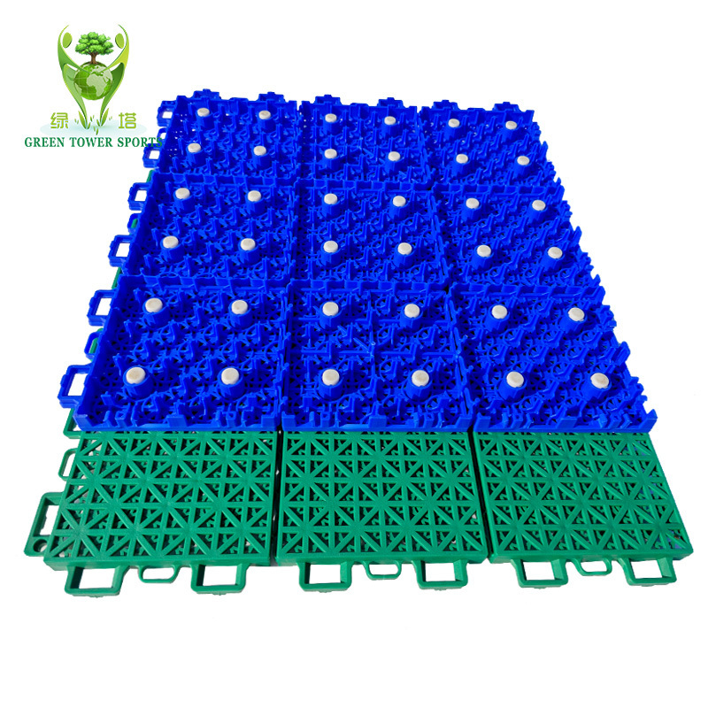 Multifunctional Modular PP Plastic Interlocking Flooring Tiles Portable Durable Pickleball Basketball Tennis Volleyball Court