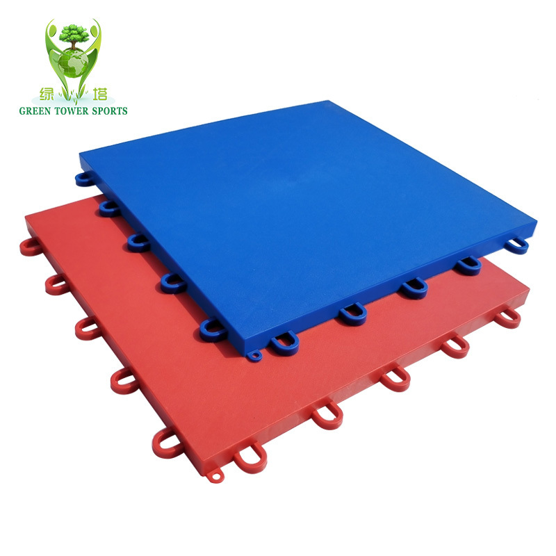 Suspended PP Interlocking Flooring Removable Roller Skating Rink Flooring