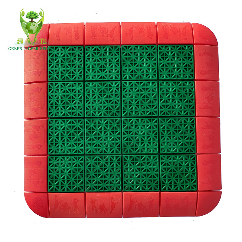 Portable backyard Pickleball Court Floor plastic flooring for pickelball