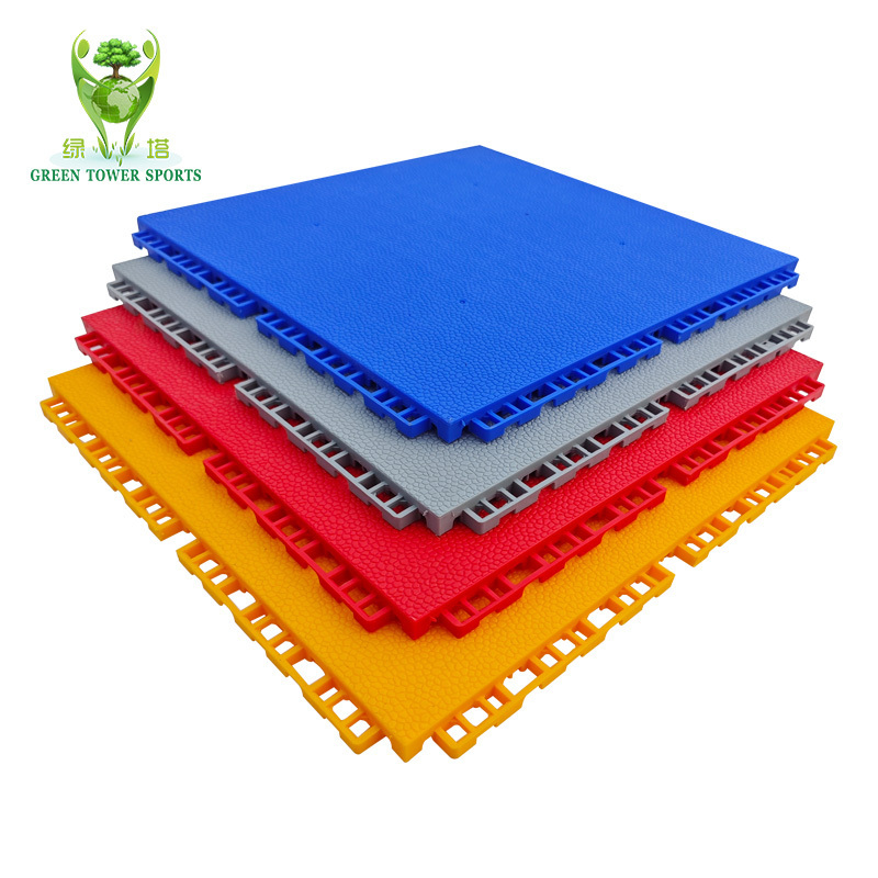 Movable Multi-purpose Sports Suspended Basketball Outdoor Court Flooring Tiles