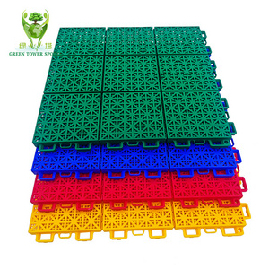 Multifunctional Modular PP Plastic Interlocking Flooring Tiles Portable Durable Pickleball Basketball Tennis Volleyball Court