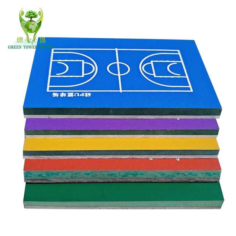 SPU tennis court flooring material sport covering for tennis basketball volleyball surface