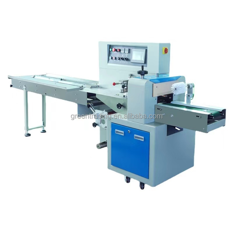 Automatic Pillow Packing Machine Small Candy Sweets Package cake wrapping machine horizontal packing machine