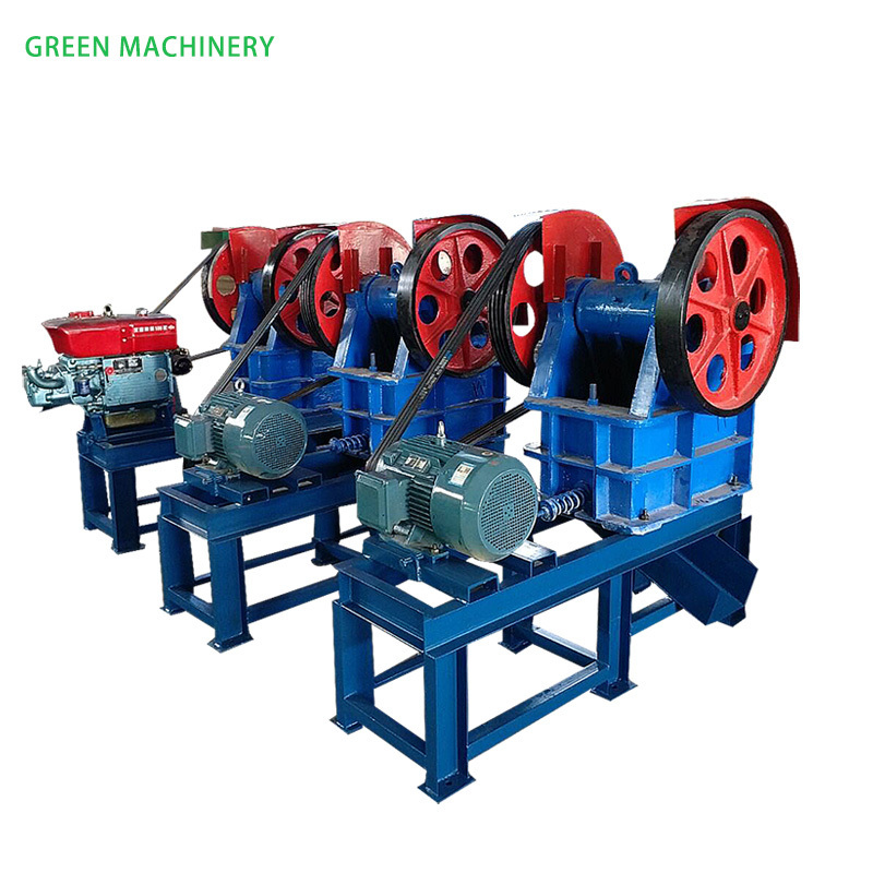 Small Mobile Diesel Mini Jaw Crusher Machine Stone Mini Mineral Concrete Diesel Jaw Portable Crushing Plant