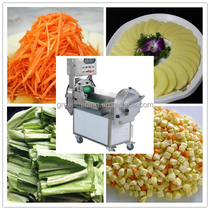 Time Saving Carrot Slicing Machine / cucumber industrial cutter/pickle cutting machine