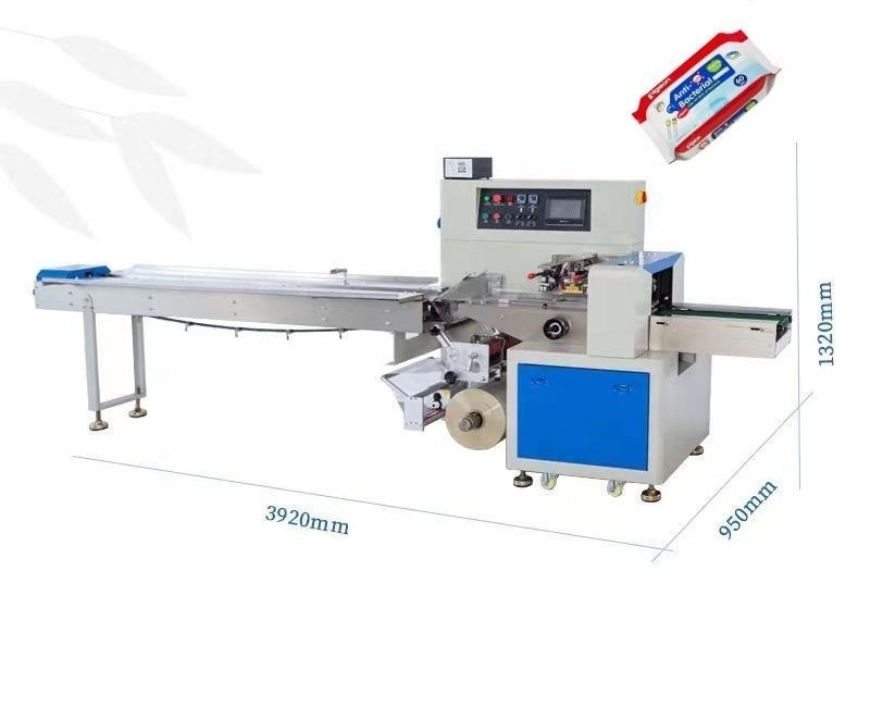 Automatic Pillow Packing Machine Small Candy Sweets Package cake wrapping machine horizontal packing machine