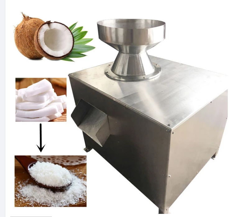 White Coconut Meat Scraper Crusher Crushing Machine Coconut Grater Grating Grinding Grinder Shredding Machine  500-2500kg/h