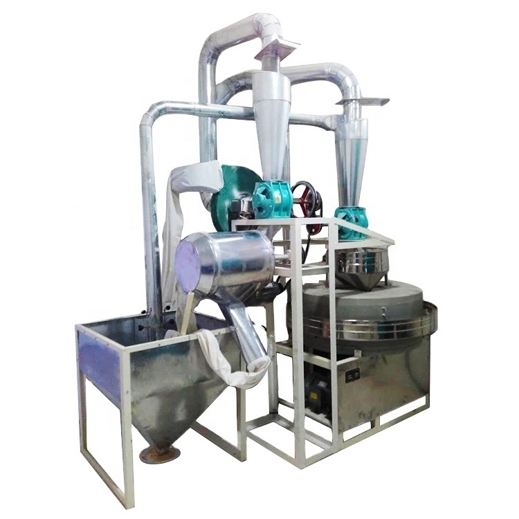 stainless steel automatic small corn wheat small flour mill machinery prices small scale maize milling machine