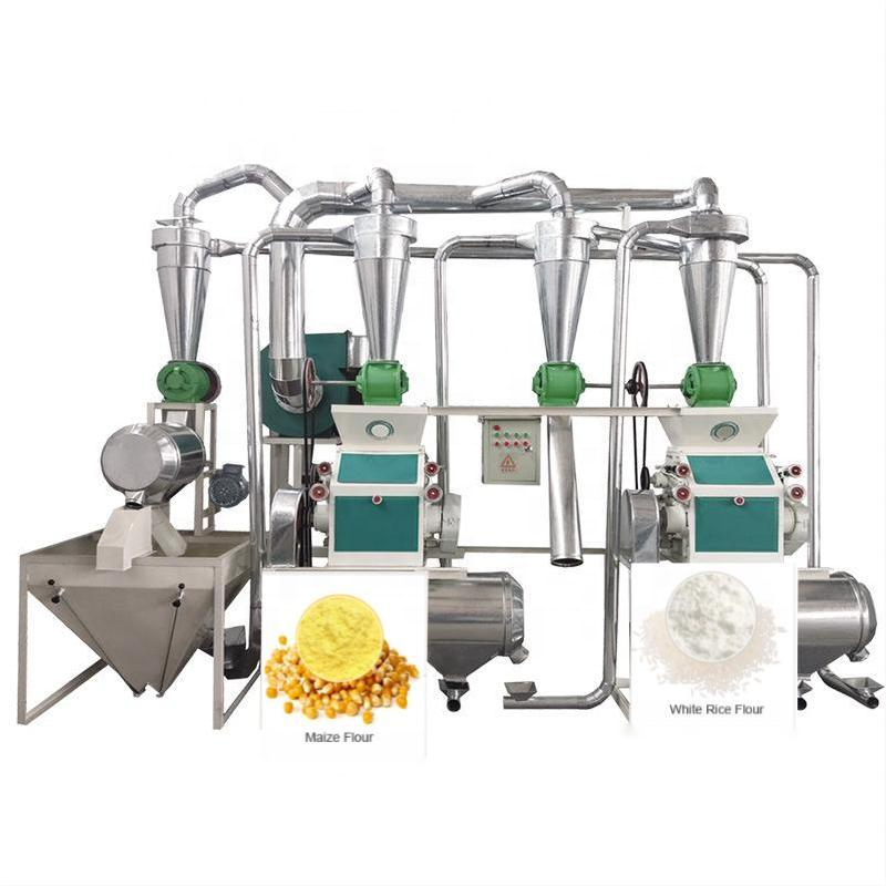 100-500kg/h discount price corn maize commercial flour milling machine flour miller machine wheat flour mill plant