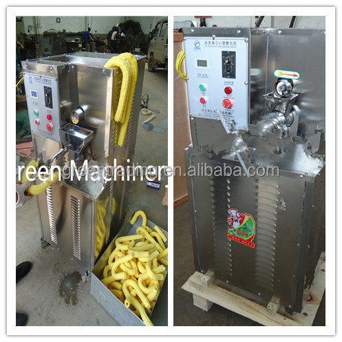 6 Shapes Mini Puffed Corn Snacks Food Extruder Machines Ice Cream Hollow Corn Puff Extruder Puffed Corn Chips Making Machine