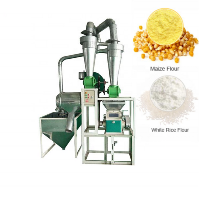 100-500kg/h  Wheat Maize Corn Flour Mill Plant/ Flour Mill With Roller Body /Wheat Corn Four Milling Machine Super Fine Flour