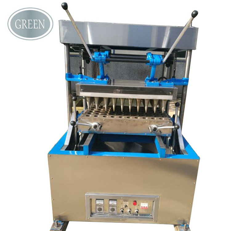 12 32 heads 24 ,40 heads High Quality Wafer Biscuit Icecream Cone Maker Baking Line Machine Ice Cream Cone Making Machine Price