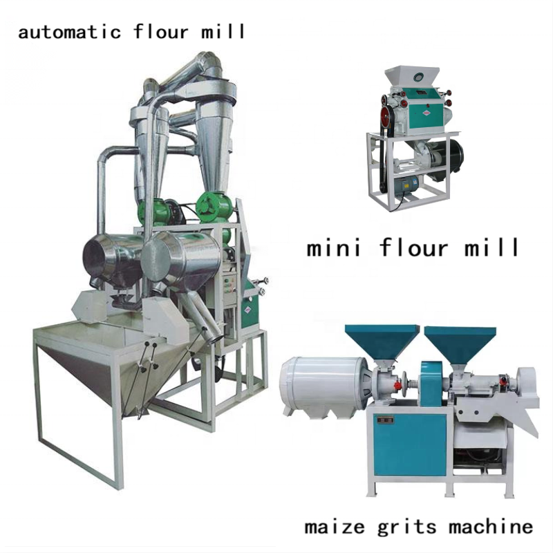 100-500kg/h discount price corn maize commercial flour milling machine flour miller machine wheat flour mill plant